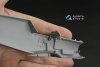 Quinta Studio QD32256 Bf 109F2/F4 3D-Printed & coloured Interior on decal paper (Hasegawa) 1/32